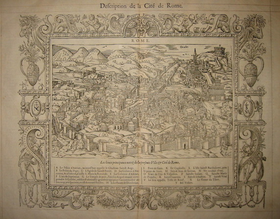 Belleforest François, de Description de la Cité de Rome - Rome 1575 Parigi